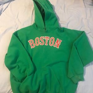 Green Boston “Red Sox” sweatshirt
